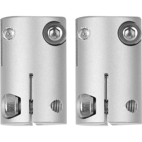 2 pièces Accouplement Flexible en Alliage d'Aluminium 6mm à 5mm pour Transmission Mécanique (1/5)