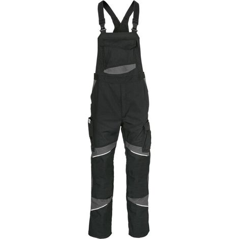 [NEUWERTIG] B-Ware Kübler Workwear Latzhose ACTIVIQ Herren schwarz/anthrazit Größe 54 Baumwolle (1/2)