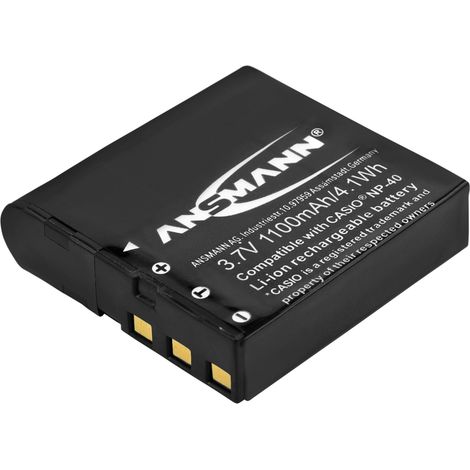 ANSMANN Batterie appareil photo Casio A-Cas NP 40 (1 pce)