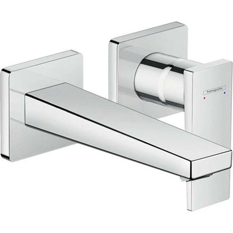Mezclador monomando de lavabo oculto hansgrohe Metropol, manija