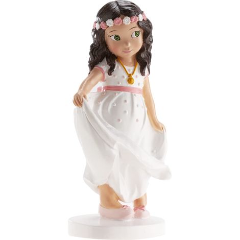 dekora - Cake Topper Comunione Bambina Berta - 16 cm (1/5)