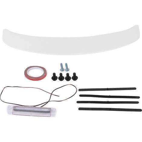 Modification pour Toyota Corolla 2014-2019 : Aileron arrière avec feux, blanc cassé (1/5)