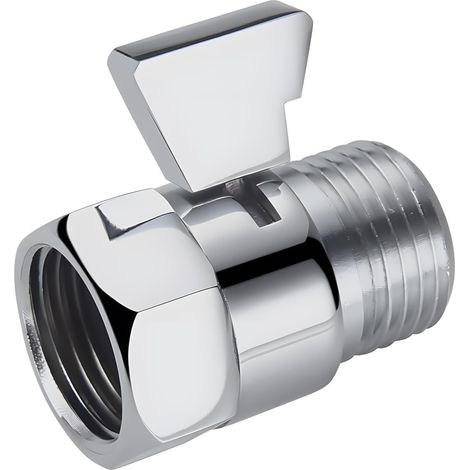 Raccord de flexible de douche, type universel, compatible avec les pommeaux de douche et les douches à main. (1/5)