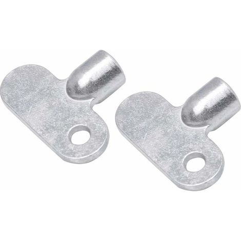 Clef à Purge Radiateur, 2 Pcs Clé De Radiateur d'Ouverture Carrées Clés De Purge Pour Radiateurs En Alliage De Zinc Pour De Nombreux Radiateurs 5mm (1/5)