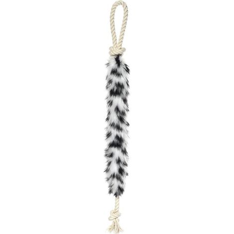 Gioco per cani fluff tail mucca 6.2x68x5 cm