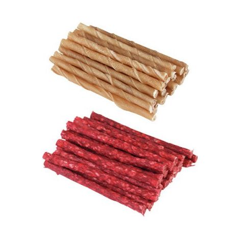 Sticks à mâcher pour chien (lot de 25) - Couleur Rouge