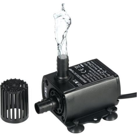 Mini Water Pump, USB DC5 V 4.8 W 300L/H Lift 300 cm Ultra Quiet, Brushless Aquarium Pump, Submersible Water Pump, IP68 Waterproof, for Aquarium/Fountain/Pond (1/5)