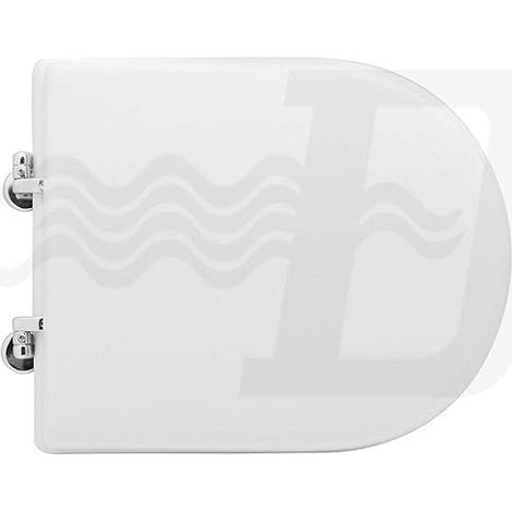 Copriwater Coprivaso Tavoletta SEDILE WC PER AZZURRA VASO COMODA (1/5)