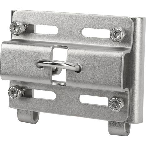 Support de fixation pour rail vertical en acier inoxydable, bride de montage pour tube circulaire 1-1/4 pouce, étrier de guidage pour bateaux et yachts, support de mât robuste, 1 pièce. (1/5)