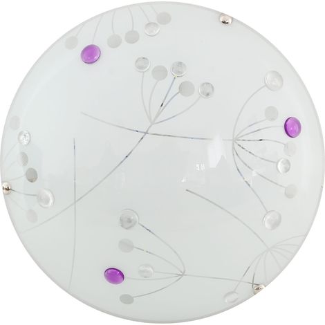 Plafoniera Candellux Floral LED 10W 30cm 6500K bianca (1/2)