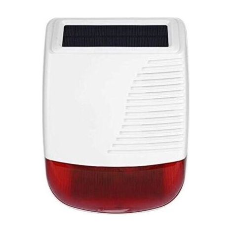 Alarme extérieure sans fil solaire Neptune Brand – 110 dB – Alimentation solaire – Étanche et inviolable – Installation facile (1/4)