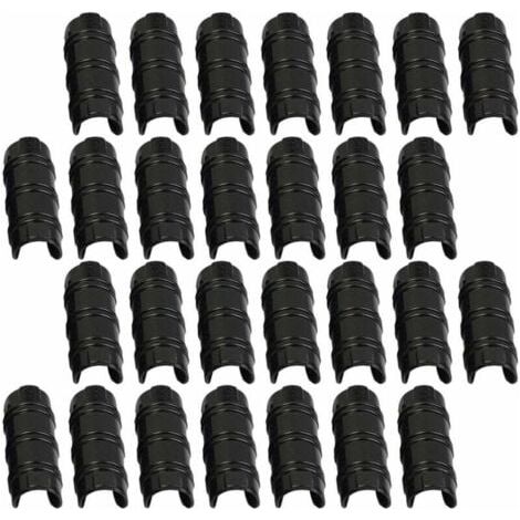 30pcs 32mm Serre Clips,Pinces à Tuyau pour la Fixation des Housses au Jardin Serres,des Films,des Plantes,TRIMEC (1/5)