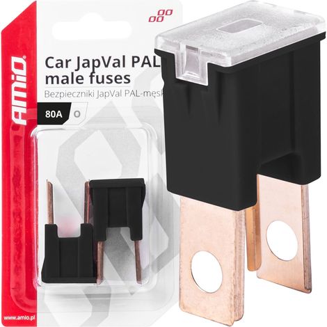 Japval PAL Kfz-Sicherungen (Stecker), 2 Stück, 80 A, amio-03402 (1/4)