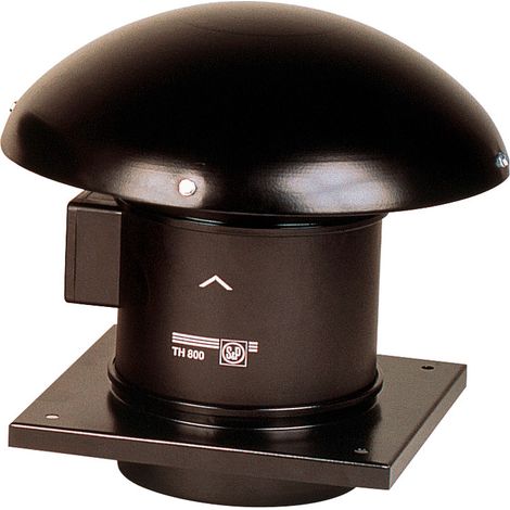 Tourelle hélico-centrifuge réversible 490/1030 m3/h moteur Ecowatt 1V D 250mm S&P 203980 (1/2)