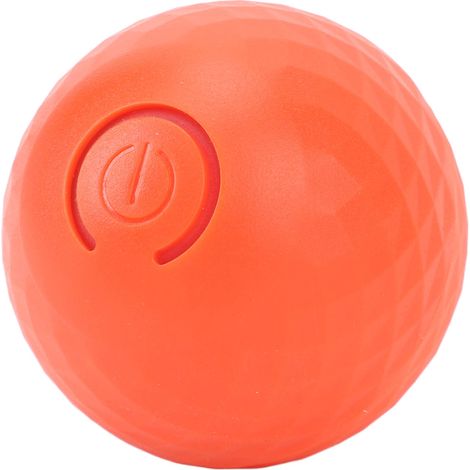 Balle roulante active pour chiens en PC TPU, activée par le mouvement, jouet interactif avec lumière LED pour chiens de petite, moyenne et grande taille, orange. (1/5)