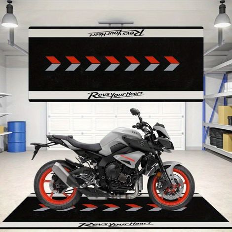 Tapis de décoration moto pour chambre, doux pour la peau, anti-poussière et facile à entretenir, tapis de chevet - 60×160 cm 【Velours cristal avec fond plastique】