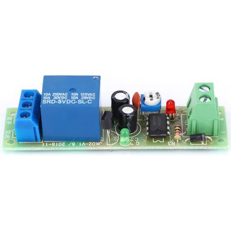 Module relais JK02 DC5V, temporisé, avec voyant lumineux 5S (1/5)
