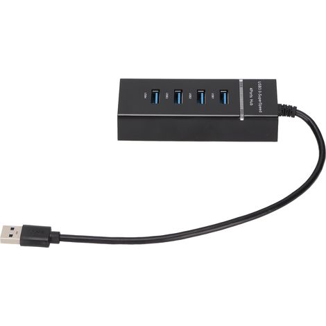 Hub USB 3.0 4 Ports Ultra-Rapide Protection Sécurité Design Compact Adaptateur Multiprise (1/5)