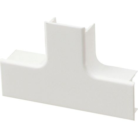 Legrand – Dérivation en T à plat DLPLUS pour moulure 32x12,5mm blanc – Fixation encliquetable – Accessoire pour goulotte électrique