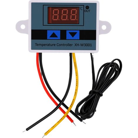 Module de contrôleur de température XH W3001, micro-ordinateur numérique 10A avec capteurs de thermistance 10K 1500w (1/5)