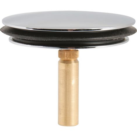 Valentin – Clapet de vidage pour baignoire – Tige diamètre 7 mm – Hauteur 28 à 42 mm – Pour baignoire en acier ou acrylique