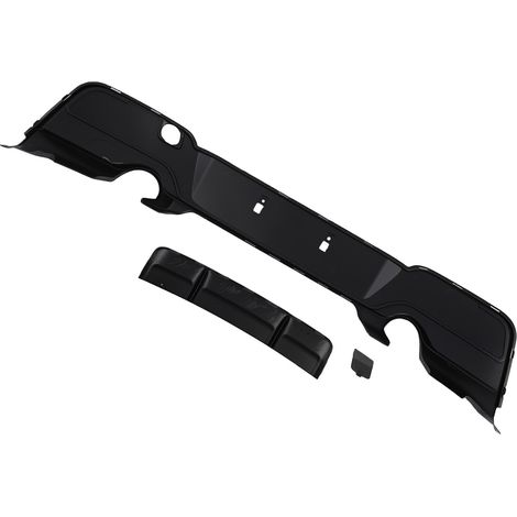 Carbon Black PP for BMW 1 Series F20 11-15 Rear Bumper Lip Diffuser