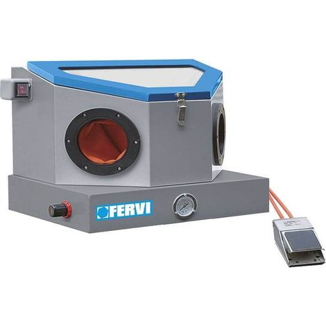 Fervi 0490 Mini sabbiatrice da banco (1/4)