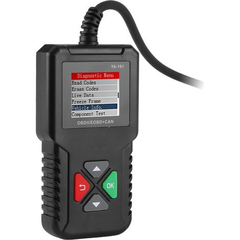 OBDII/EOBD-Scanner, Fehlercode-Lesegerät, Kfz-Diagnosegerät, Scan-Tool YA101 (1/5)
