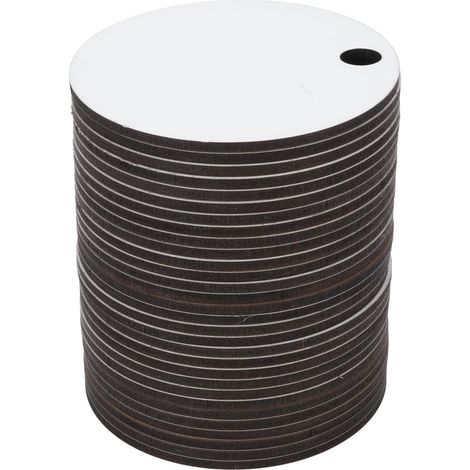 30 étiquettes rondes pour sublimation thermique, vierges pour la décoration de tasses en verre de 1,2 L (40 oz). (1/5)