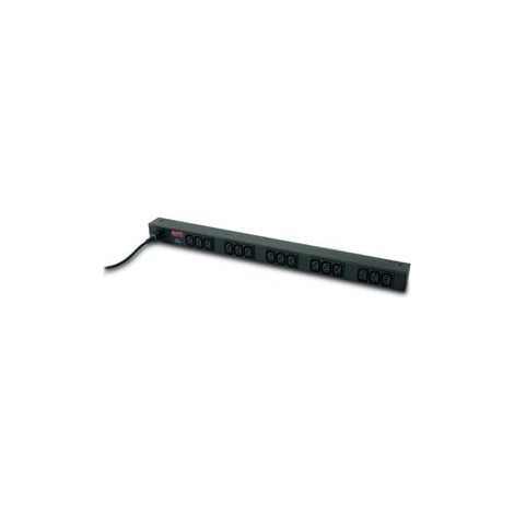 APC RACK PDU BASIC ZERO U 10A 230V unità di distribuzione dell'energia (PDU) 15 presa(e) AC 0U Nero (1/4)