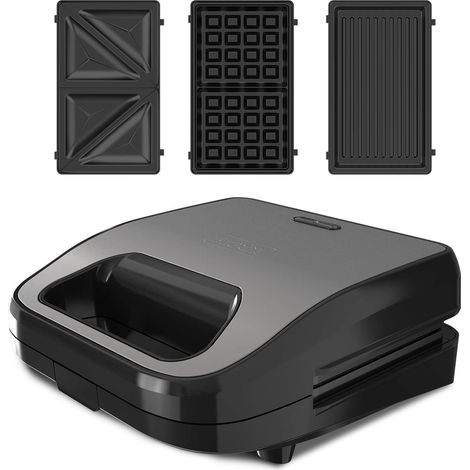 Sanduicheira BLACK+DECKER Grill Gaufre-AquaForge