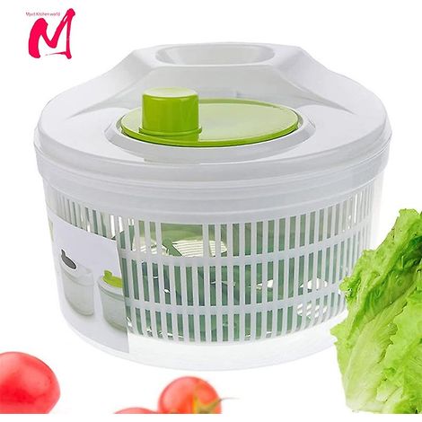 Essoreuse à salade égouttoir pour lave linge et sèche bac légumes passoire laver sécher les feuilles (1/5)