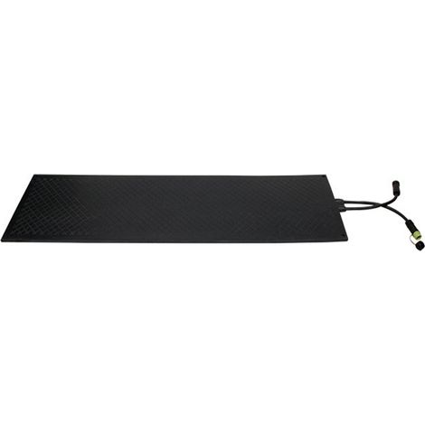 Tapis chauffant d'extérieur antidérapant électrique avec cordon d'alimentation à protection contre les fuites 1,8m, pour entrées escaliers allée cour, 25,4x121,92cm (1/5)