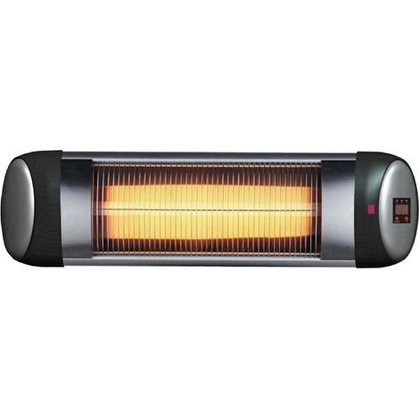 Riscaldatore a parete con barra al quarzo 2000W IP34 Riscaldatore elettrico Riscaldamento per interni ed esterni coperti (1/5)