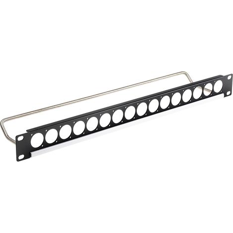 Panneau de brassage XLR Audio, Vidéo 16 Ports, Hauteur 1U ( Prix pour 1 ) (1/2)