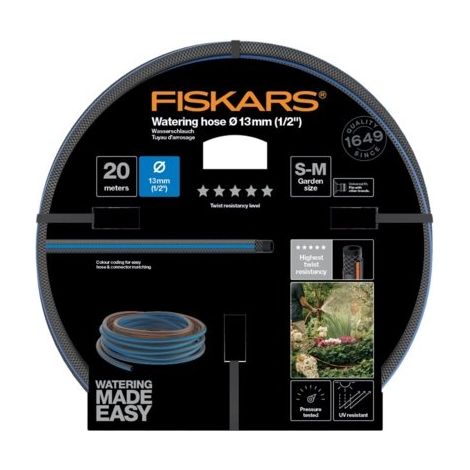 Fiskars 20m Gartenschlauch Q5, robust und flexibel