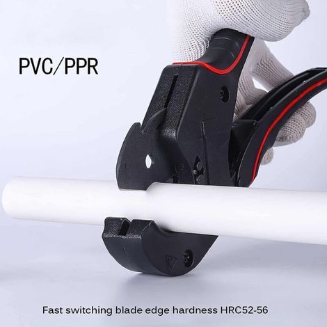 Coupe-Pvc 63 mm,Pince Coupe Tubes,De Coupe-Tube En Pvc,Outil De RéParation De Tuyau,Pour Couper Le Tuyau En Pvc Cpvc Pe Ppr DéNudage De CâBle De Tuyau En Caoutchouc De Tuyau DEau (1/5)