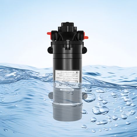 Pompe à Eau, Auto-amorçante, Haute Pression 160 Psi, 5.1-5.5 L/Min, Pour Camping, Véhicule, Maison, Industriel, Intelligente et Silencieuse, DP-160M (1/5)