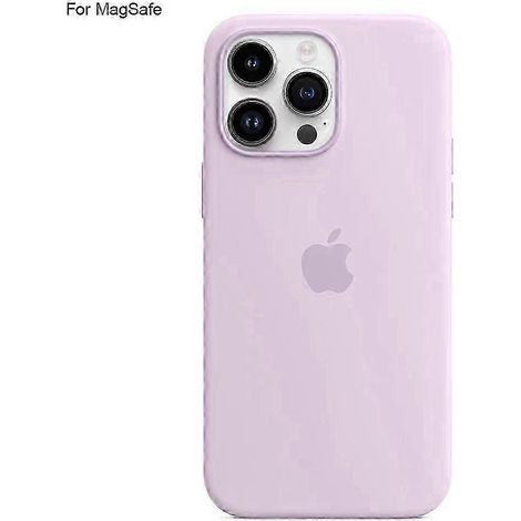 Coque pour iPhone 14 Pro Max compatible avec MagSafe, coque arrière en silicone liquide avec support de charge par induction
