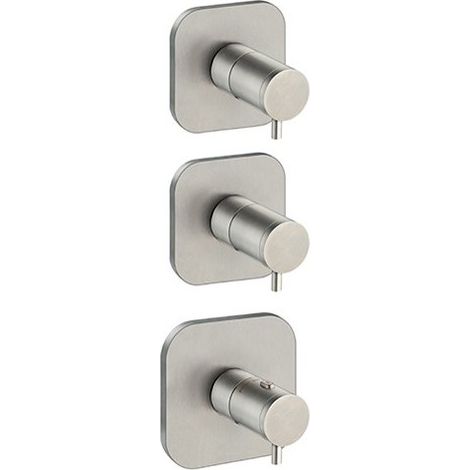 Facade Externe Pour Bati Thermostatique Inox 316 Carre Arrondi Robinetterie IX - CRISTINA ONDYNA XX67228