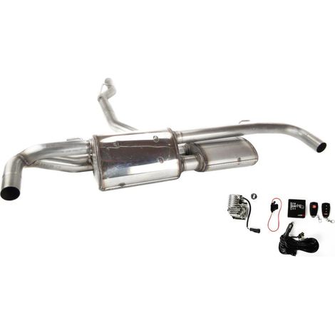 Duplex Echappement Ulter Alfa Romeo Stelvio 2.0T de 2016 a 2022 Inox Valve-38833455