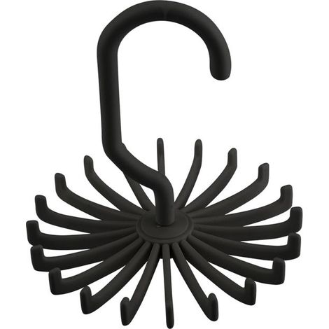 Krawattenhalter - Organ - 360° drehbar - PP-Kunststoff - Schwarz - 11 x 11 cm (1/5)
