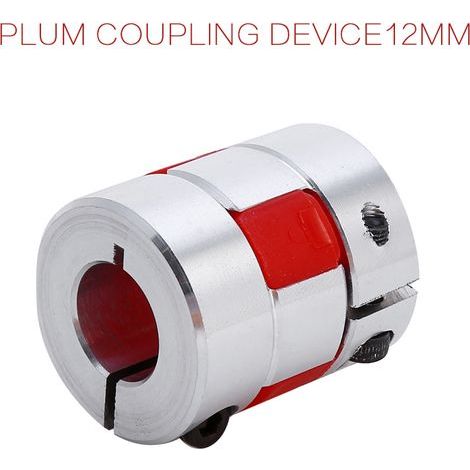 8mm x 12mm Flexible Plum Shaft Coupling CNC Stepper Motor Encoder Coupler (1/5)