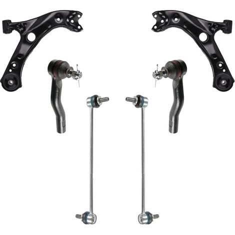 KIT BRACCIO OSCILLANTE 6 PEZZI COMPATIBILE CON SUZUKI SWACE (AMZ) 1.8 Hybrid / Kit Sospensione Completo OE/OEM / Bracci Oscillanti + Testine Sterzo / Sostituzione Diretta OEM
