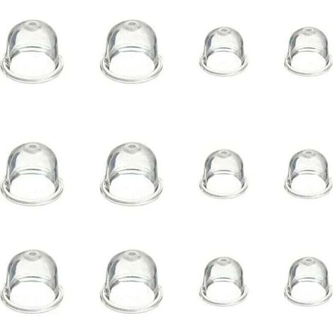 12 Pièces Carburateur Amorce Pompe Ampoule 19 mm et 22 mm Poire Pompe Amorcage Accessoires de Carburateur pour Debroussailleuse Tronçonneuse Souffleur Tondeuse (1/4)