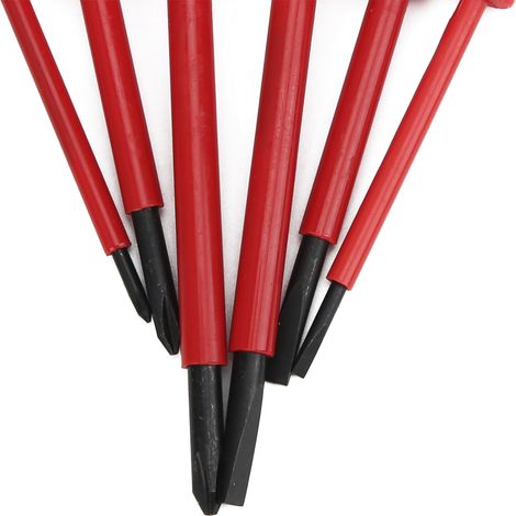 Jeu de 7 tournevis isolés haute tension avec embouts de tournevis 9701 (1/5)