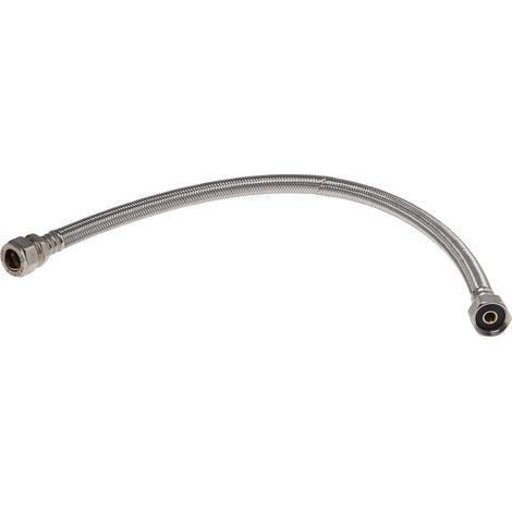 Tuyau flexible, longueur 500mm, Compression 15 mm vers BSP 1/2" femelle ( Prix pour 1 )