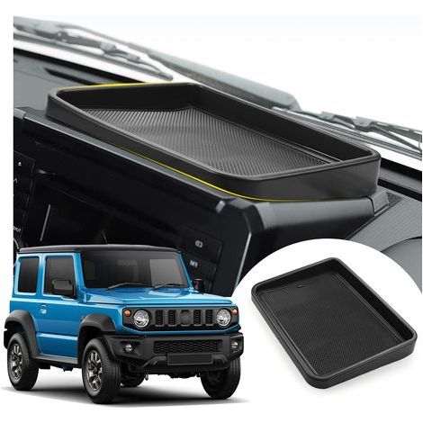 Jimny Sierra JB64 JB74 Boîte de Rangement pour Tableau de Bord de Voiture, Jimny Accessoies Plateau de Rangement Organiseurs (Noir)
