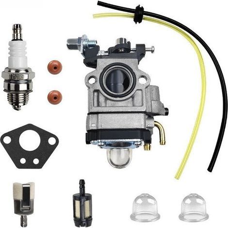 Carburateur Débroussailleuse 40-5 43 52CC BC520 CG430 Carbu Kit Carbu avec Joint Tuyau. Bougie et Filtre à Essence (1/3)