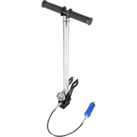 4-stufige Hochdruckpumpe aus Edelstahl, Hand-PCP-Luftgewehrfüller mit Steigbügel, 4500 psi (1/5)